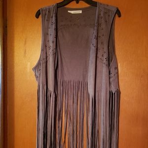 Fringed vest